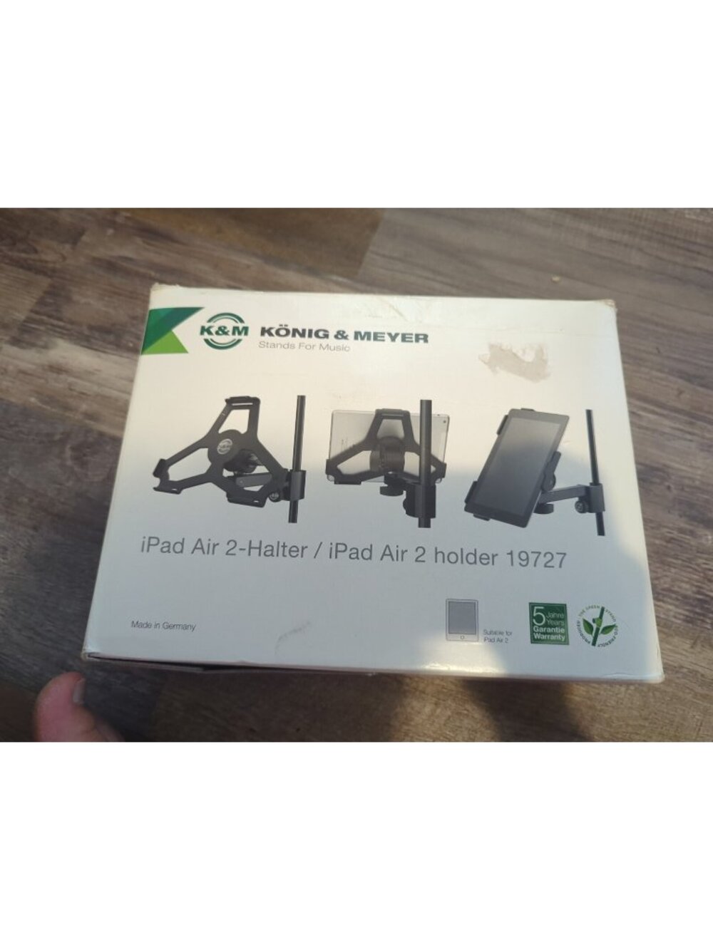 K&M 19727 Halter für iPad Air 2 - Pro 9.7